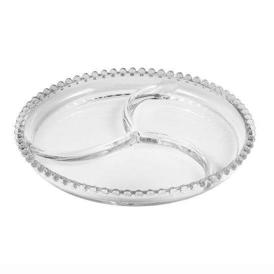 PETISQUEIRA DE CRISTAL PEARL 23CM X 2,5CM X 23CM