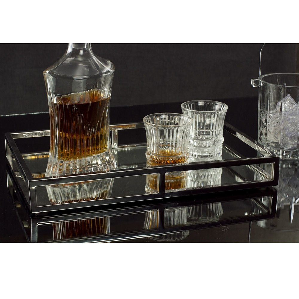 Bandeja Aço Inox com Espelho - DoceLar Loja