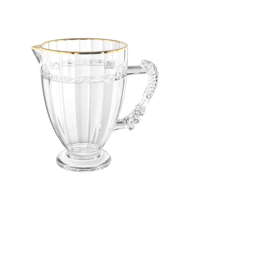 JARRA DE CRISTAL ECOLOGICO(LIVRE DE CHUMBO)COM FIO DE OURO IMPERIAL