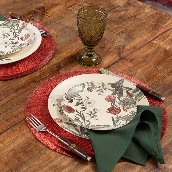 Guardanapo Home 4 Pcs Floresta - DoceLar Loja