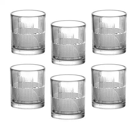 CJ 6 Copos Baixos Vivant em Cristal Ecológico - DoceLar Loja