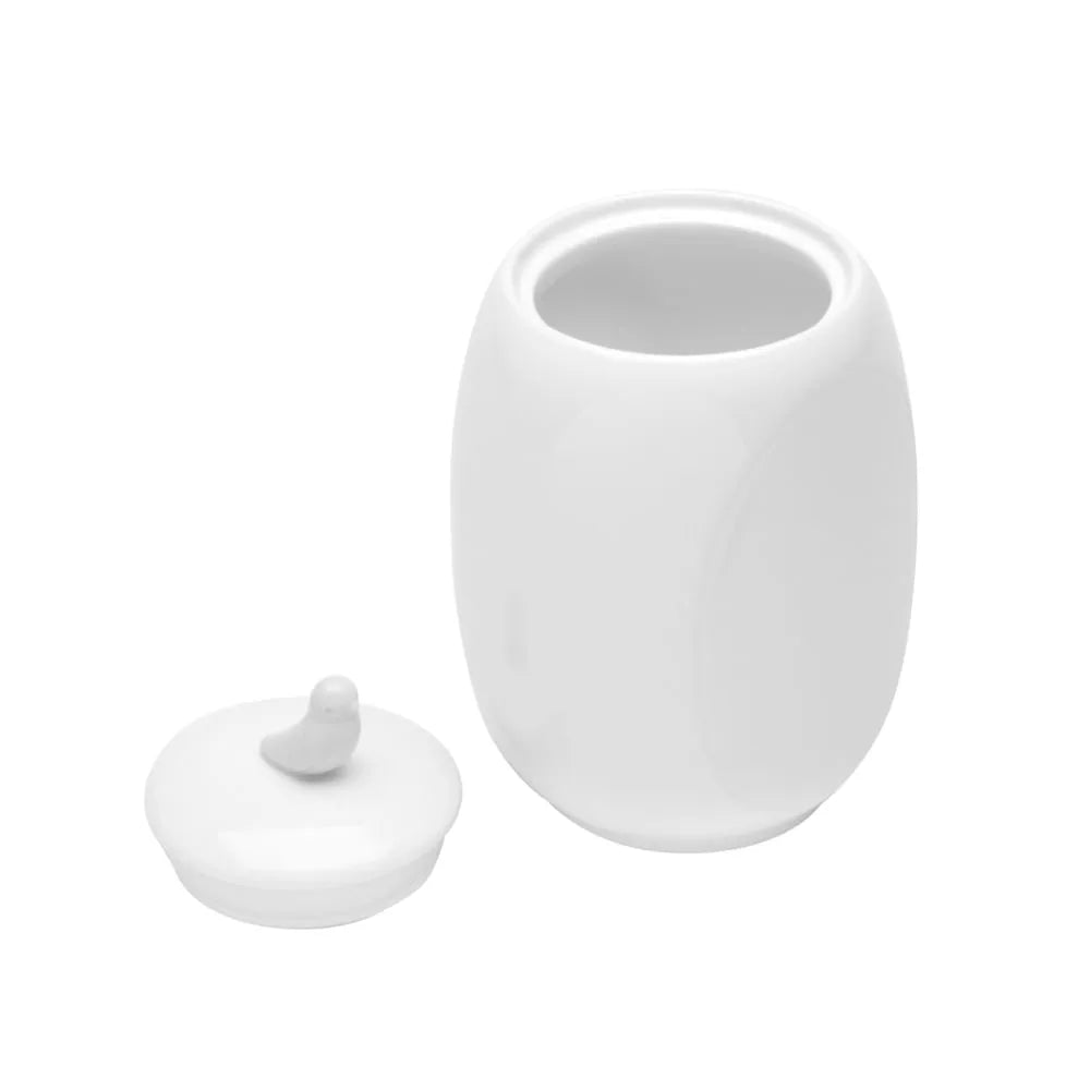 Pote Porcelana c/Tampa Birds