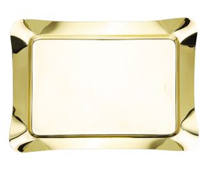 Travessa de Aço Inox Bonbon Dourada - DoceLar Loja