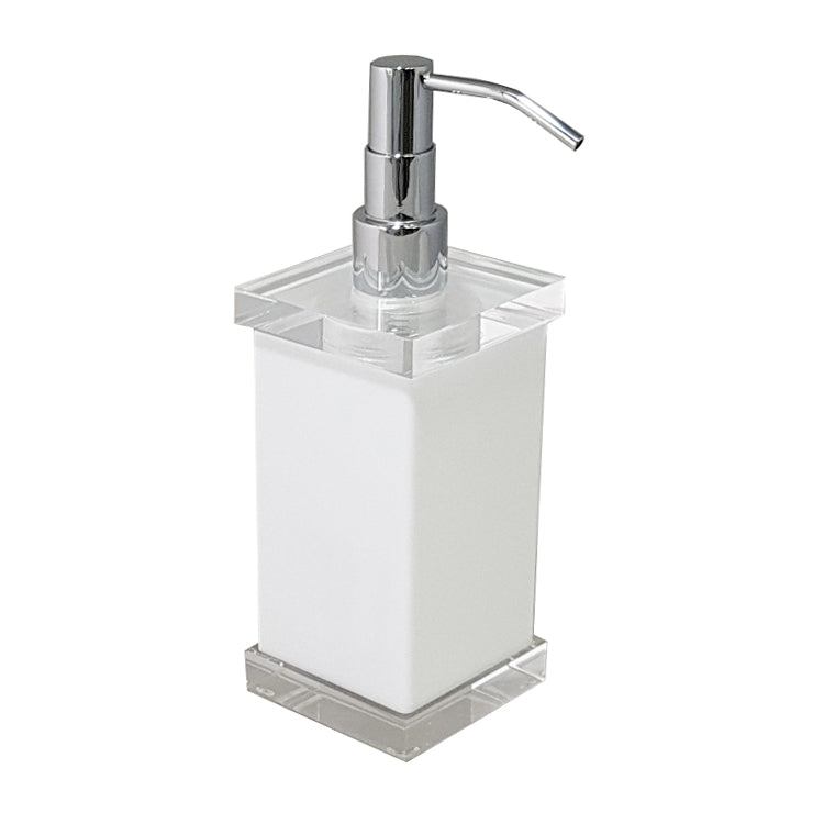 PORTA SABONETE LIQUIDO TRANSPARENTE CHARM DUO