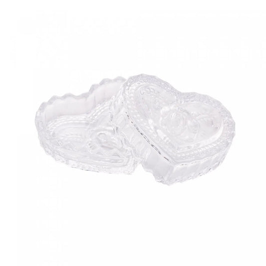 Potiche de Cristal Coração - DoceLar Loja