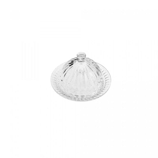 Queijeira de Cristal com Tampa Renaissance - DoceLar Loja