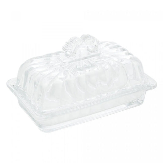 Manteigueira de Cristal Ecológico com Tampa Imperial - DoceLar Loja