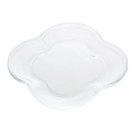 Conjunto 4 Pratos para Sobremesa de Vidro Butterfly - DoceLar Loja