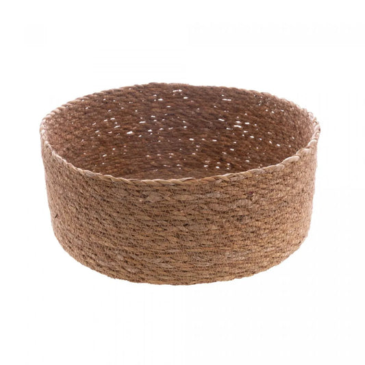 Conjunto 3 Cestos Redondos Retos de Fibra Natural - DoceLar Loja