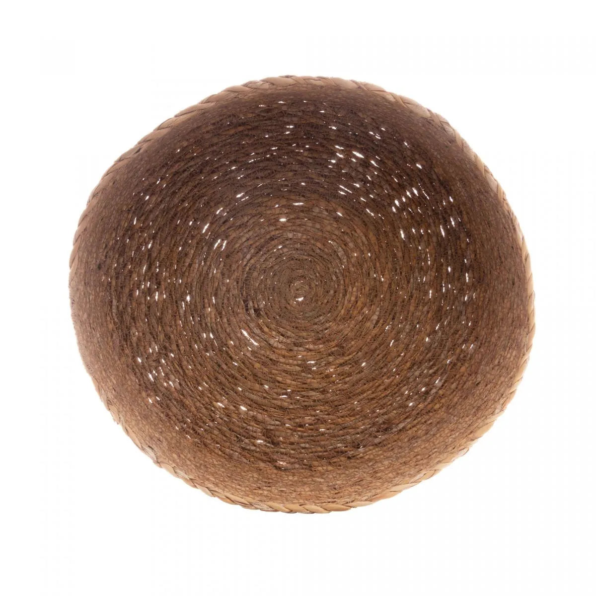 Conjunto 3 Cestos Redondos Retos de Fibra Natural - DoceLar Loja