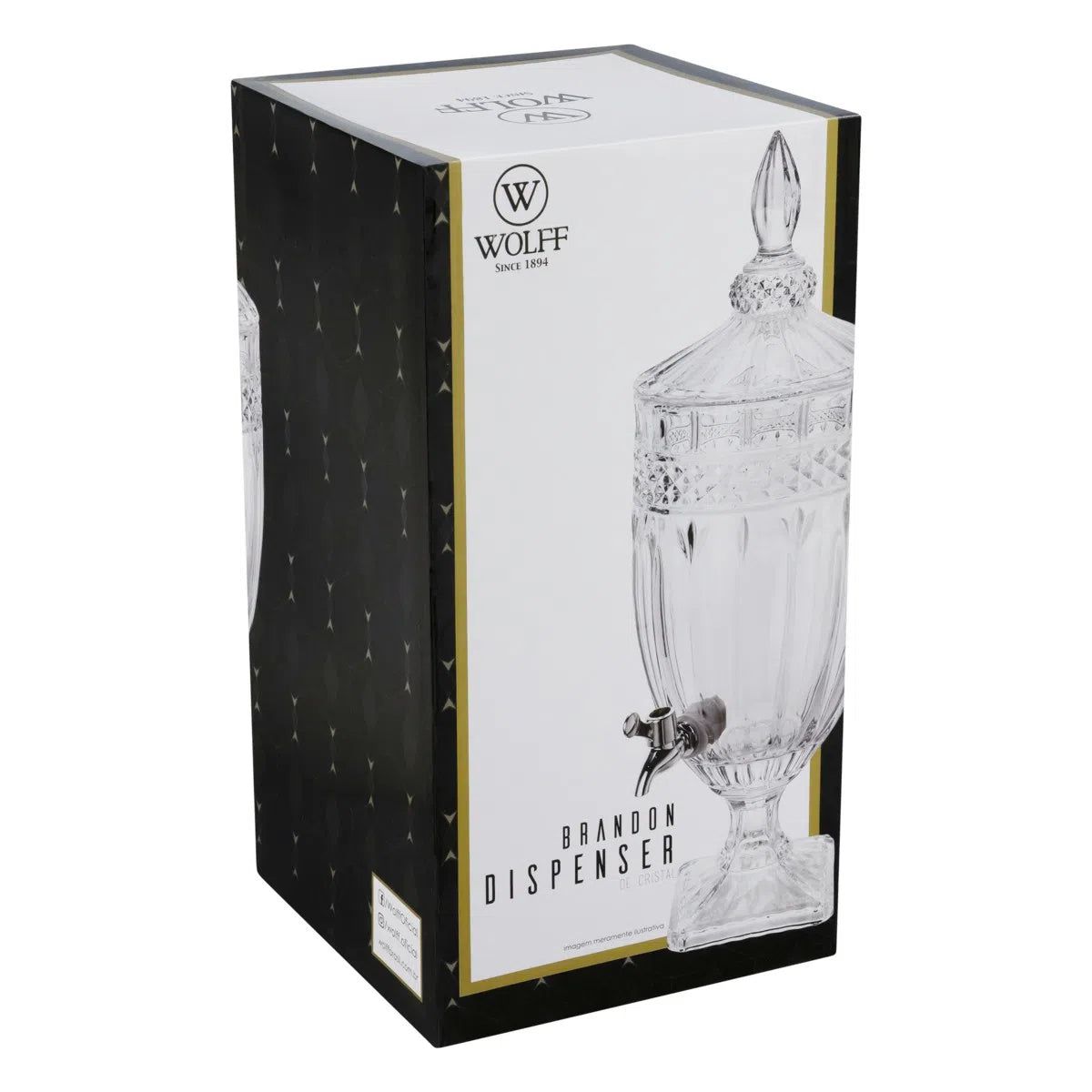 Suqueira de Cristal Brandon - DoceLar Loja