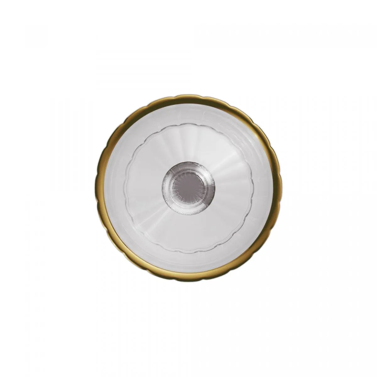 Jogo 6 Taças de Cristal Ecológico com Fio de Ouro Imperial