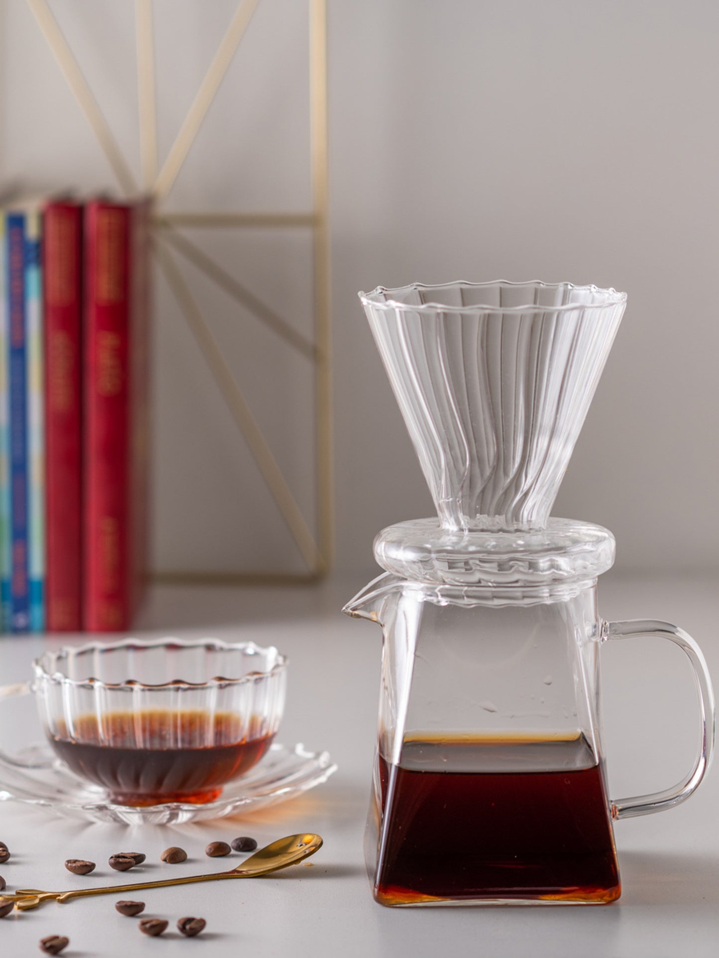 Cafeteira E Filtro De Vidro Borossilicato Resistente A Calor - DoceLar Loja