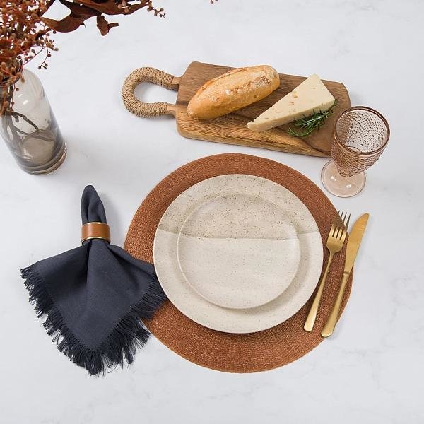 Prato de Sobremesa Aquarelle Duo - DoceLar Loja