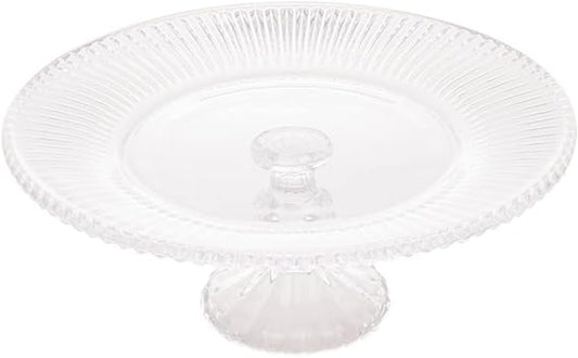 Prato de Cristal para Bolo Renaissance - DoceLar Loja