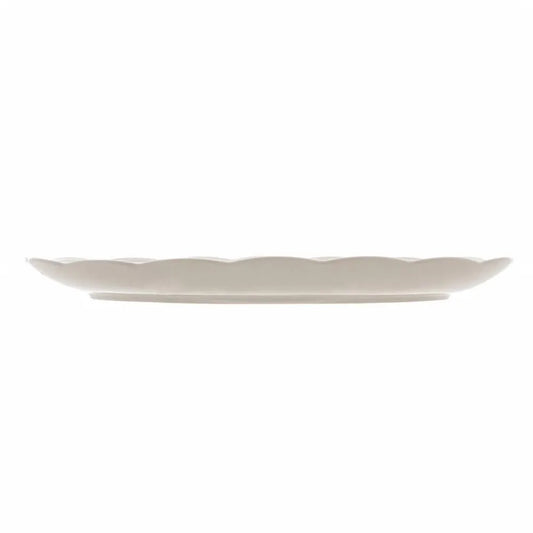 TRAVESSA DE PORCELANA NEW BONE BUTTERFLY FLOWER 36,5x24x3cm