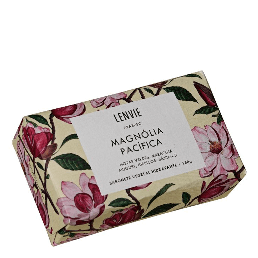 Sabonete Vegetal Hidratante Magnólia Pacífica - DoceLar Loja