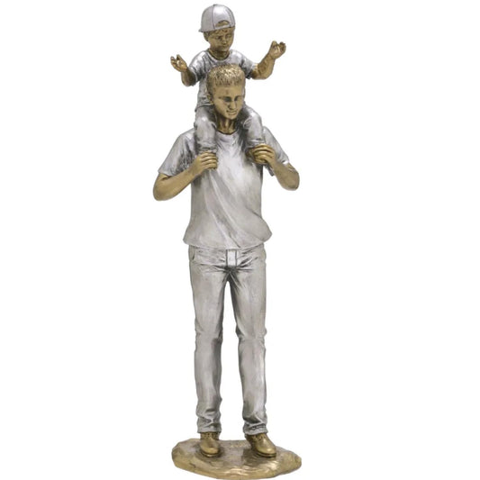 PAI COM FILHO DECORATIVO