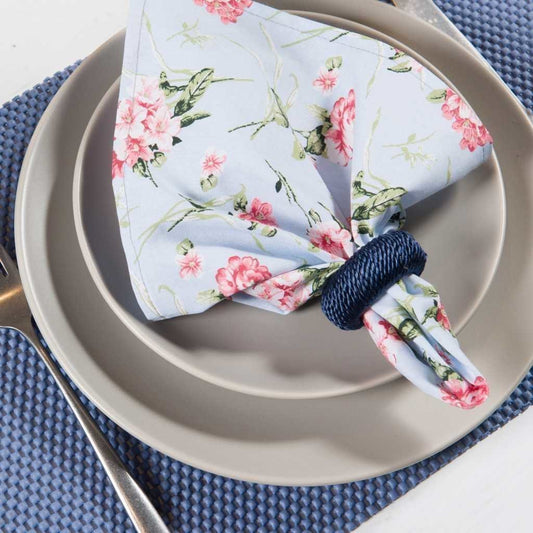 Argola de Guardanapo Rayon 4 peças Marinho - DoceLar Loja