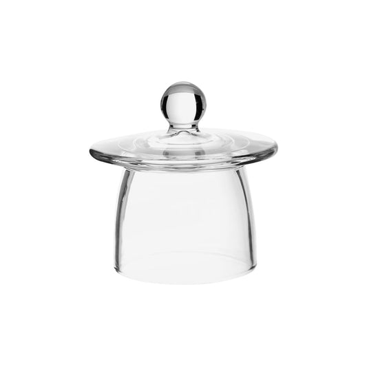 MANTEIGUEIRA FRANCESA DE VIDRO COM TAMPA PEARL 10,5CM X 10,5CM X 11CM
