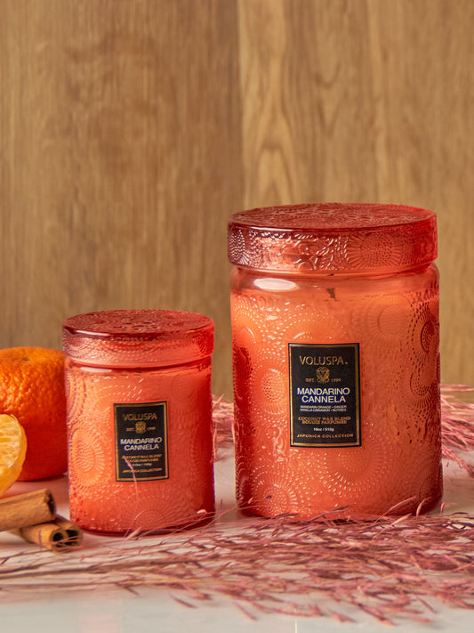 Vela Pote-M Mandarino Canela - DoceLar Loja