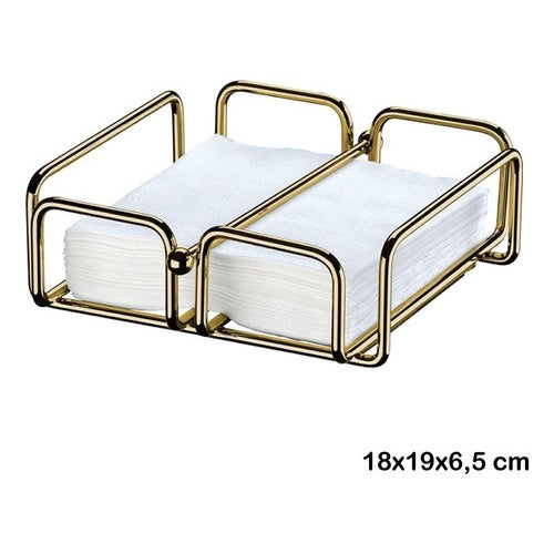 Porta Guardanapos Dourado-G