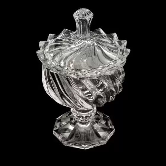 Potiche Cristal Chumbo Linearis - DoceLar Loja