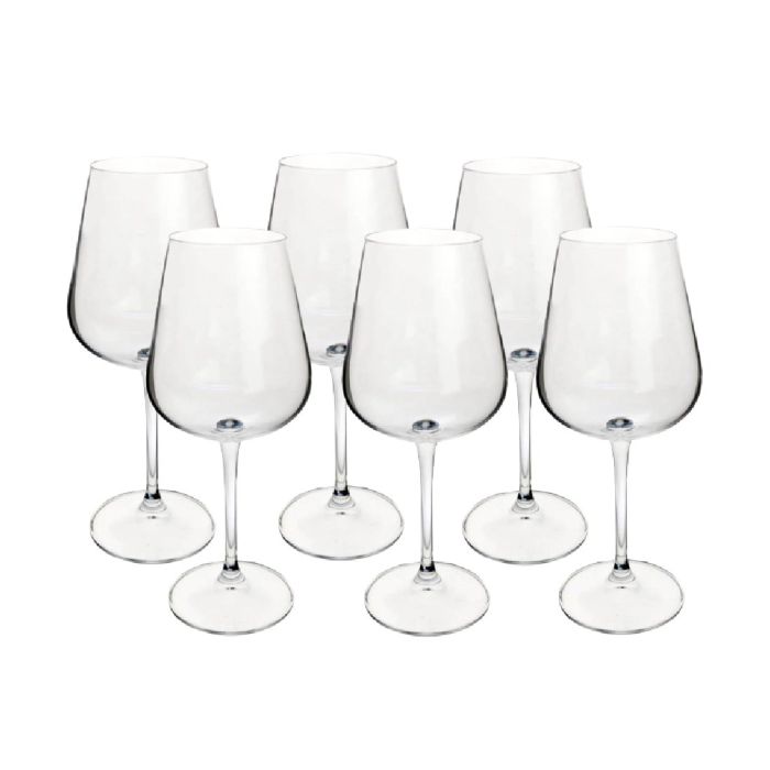 Jogo de 6 Taças para Vinho Branco em Cristal Ecológico - DoceLar Loja