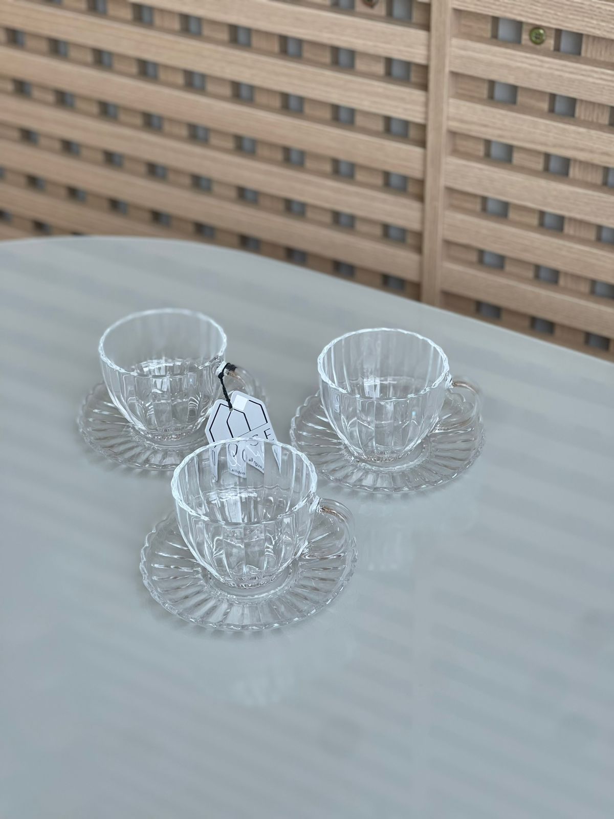 CJ 6 Xícaras de Chá com Pires Pétala