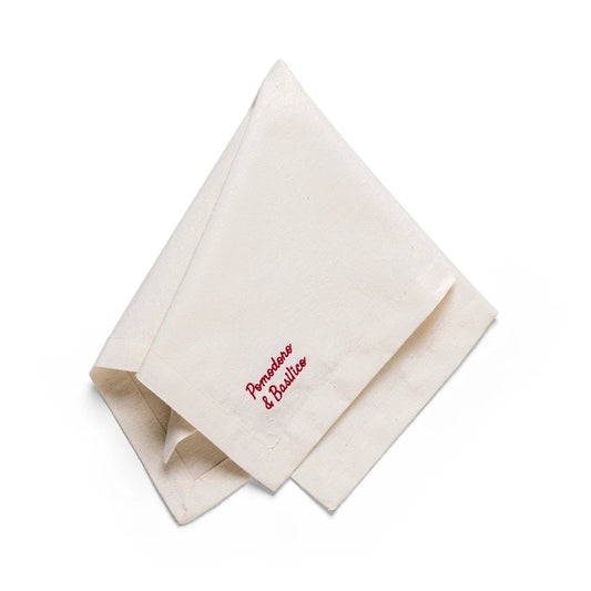Guardanapo Eco 4 Pcs Pomodoro e Basilico Vermelho
