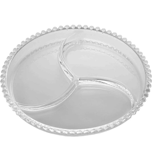 PETISQUEIRA DE CRISTAL PEARL 23CM X 2,5CM X 23CM