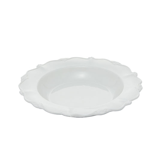Conjunto 6 Pratos Fundos de Porcelana Fancy Branco - DoceLar Loja