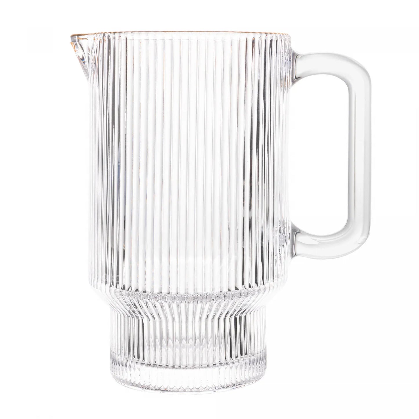 JARRA DE CRISTAL DE CHUMBO COM FIO DE OURO LINES 900ML