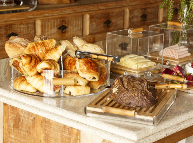 Cesto Para Pão G -Bambu - DoceLar Loja