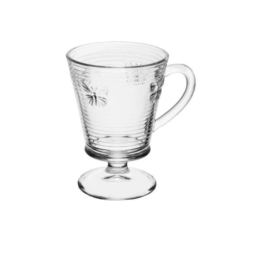CJ 4 TACAS PARA CAPPUCCINO LINES BUTTERFLY 240ML VIDRO