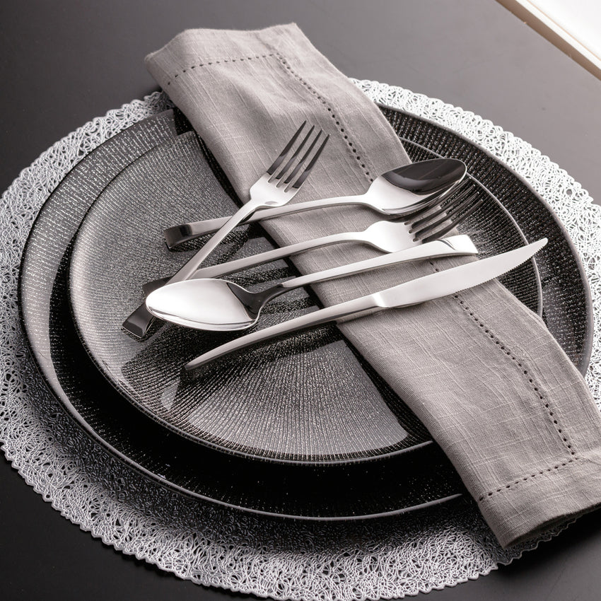 Faqueiro 48 Peças de Aço Inox Berna - DoceLar Loja