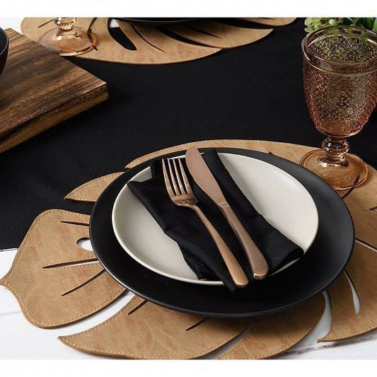 Jogo Americano Avulso Leaf Caramelo - DoceLar Loja