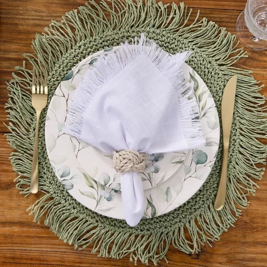 Jogo Americano Tulum Avulso Sálvia - DoceLar Loja