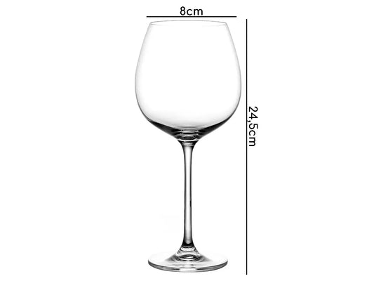 Jogo Taças para Gin 2 Peças Beatriz Cristal 740ml - DoceLar Loja