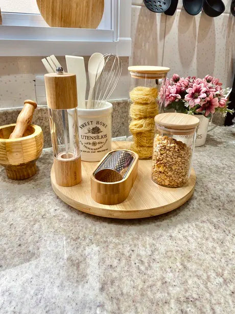 Moedor para Temperos Madeira e Acrílico