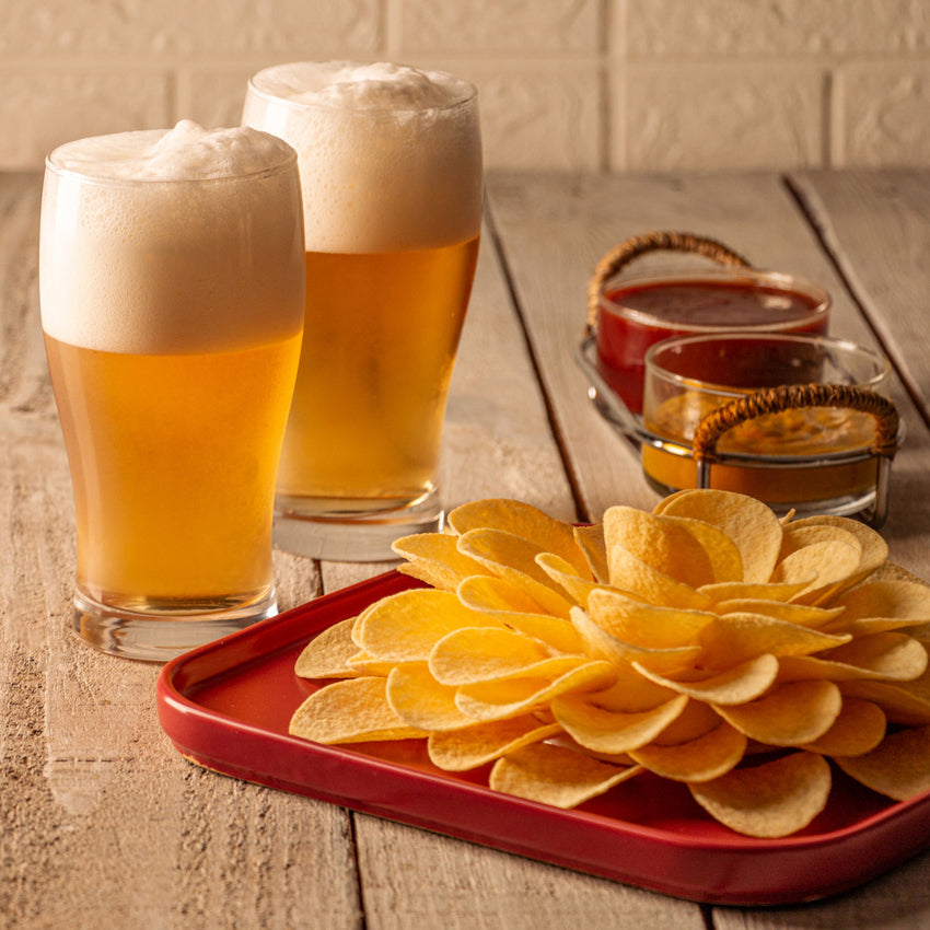 Petisqueira Dupla de Vidro com Suporte e Alça em Sisal Nature - DoceLar Loja