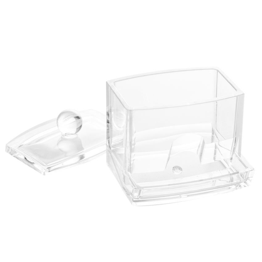 Porta Cotonete e Algodão de Acrílico - DoceLar Loja