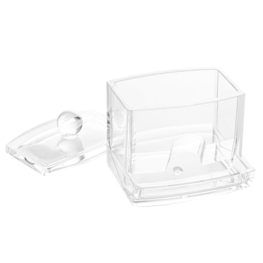 Porta Cotonete e Algodão de Acrílico - DoceLar Loja