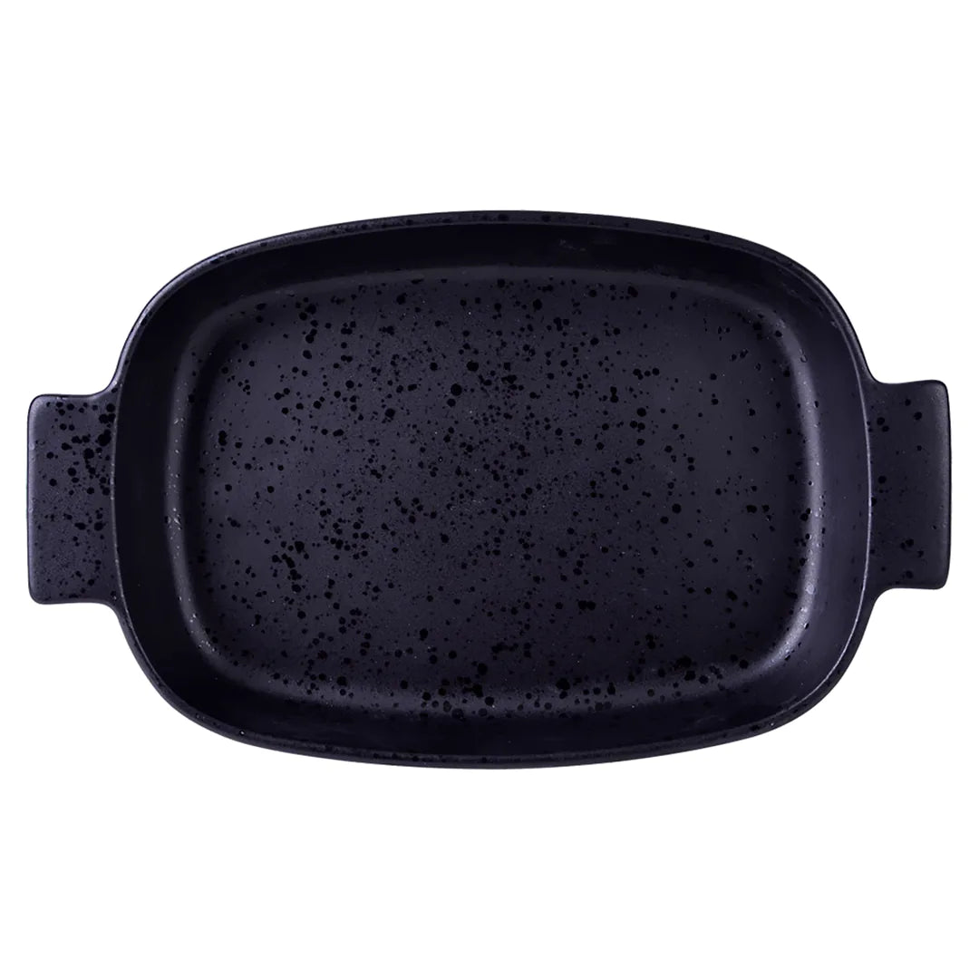 Travessa Retangular em Faiança com Alça - DoceLar Loja