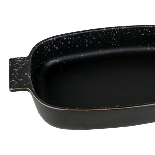 Travessa Retangular em Faiança com Alça - DoceLar Loja