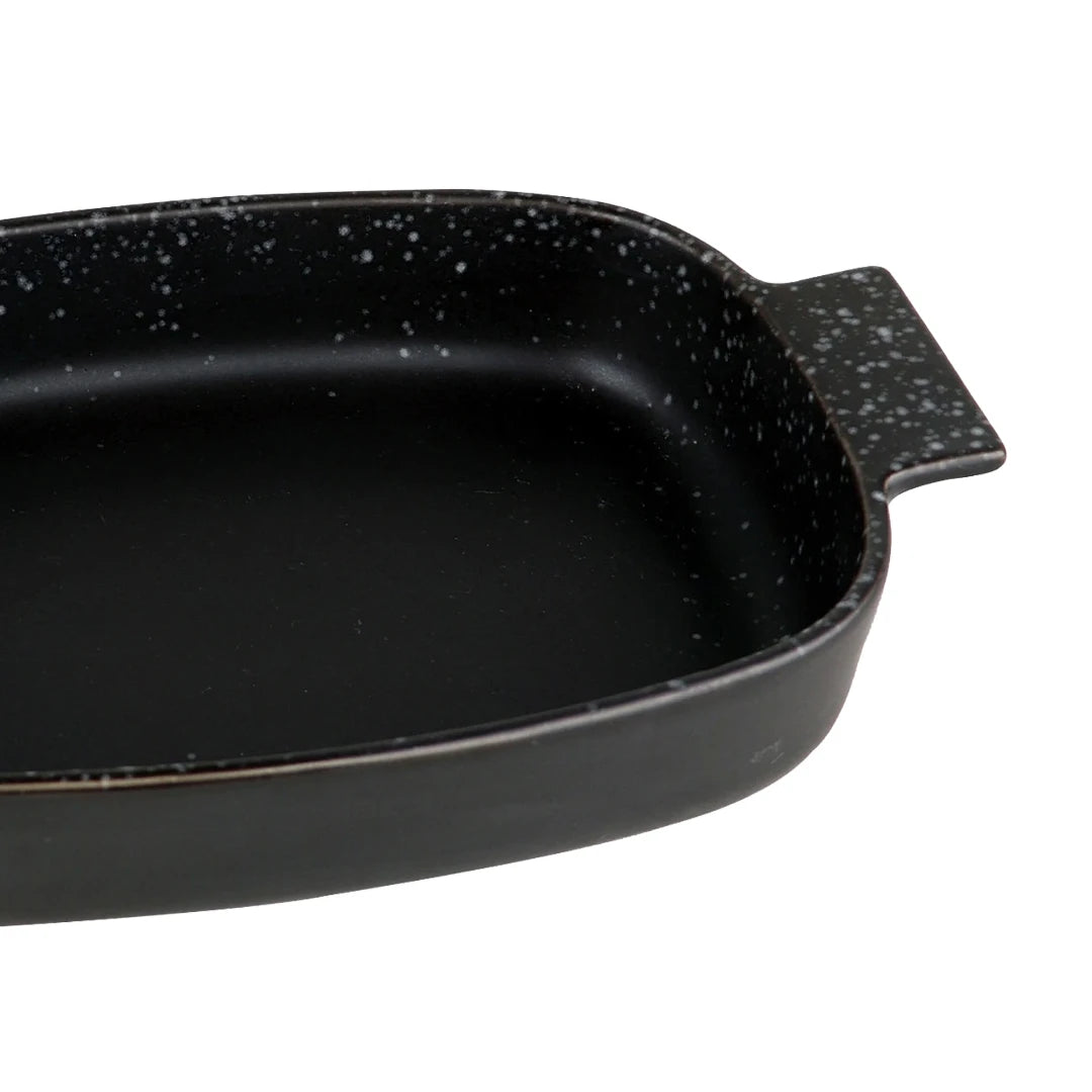 Travessa Retangular em Faiança com Alça - DoceLar Loja