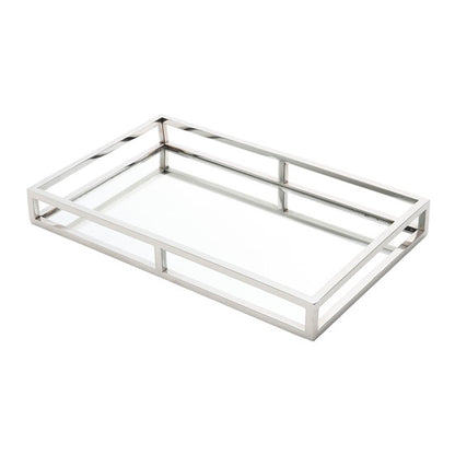 Bandeja Aço Inox com Espelho - DoceLar Loja