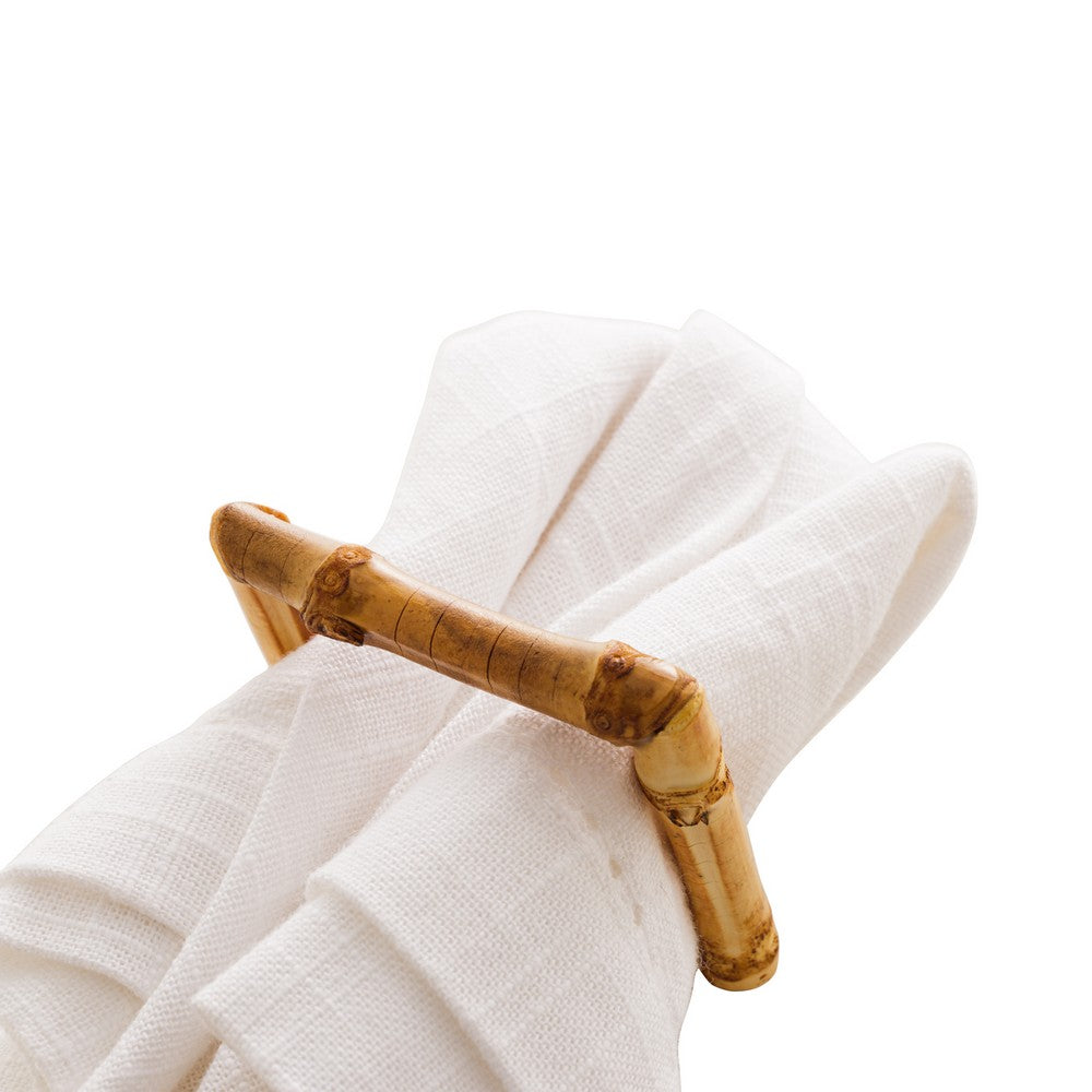 Conjunto 4 Anéis Guardanapo Bambu