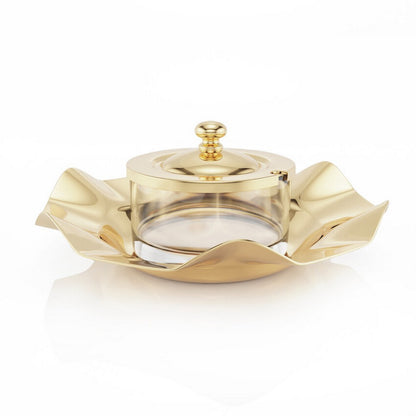 Porta Geléia e Pates Gold Bonbon - DoceLar Loja