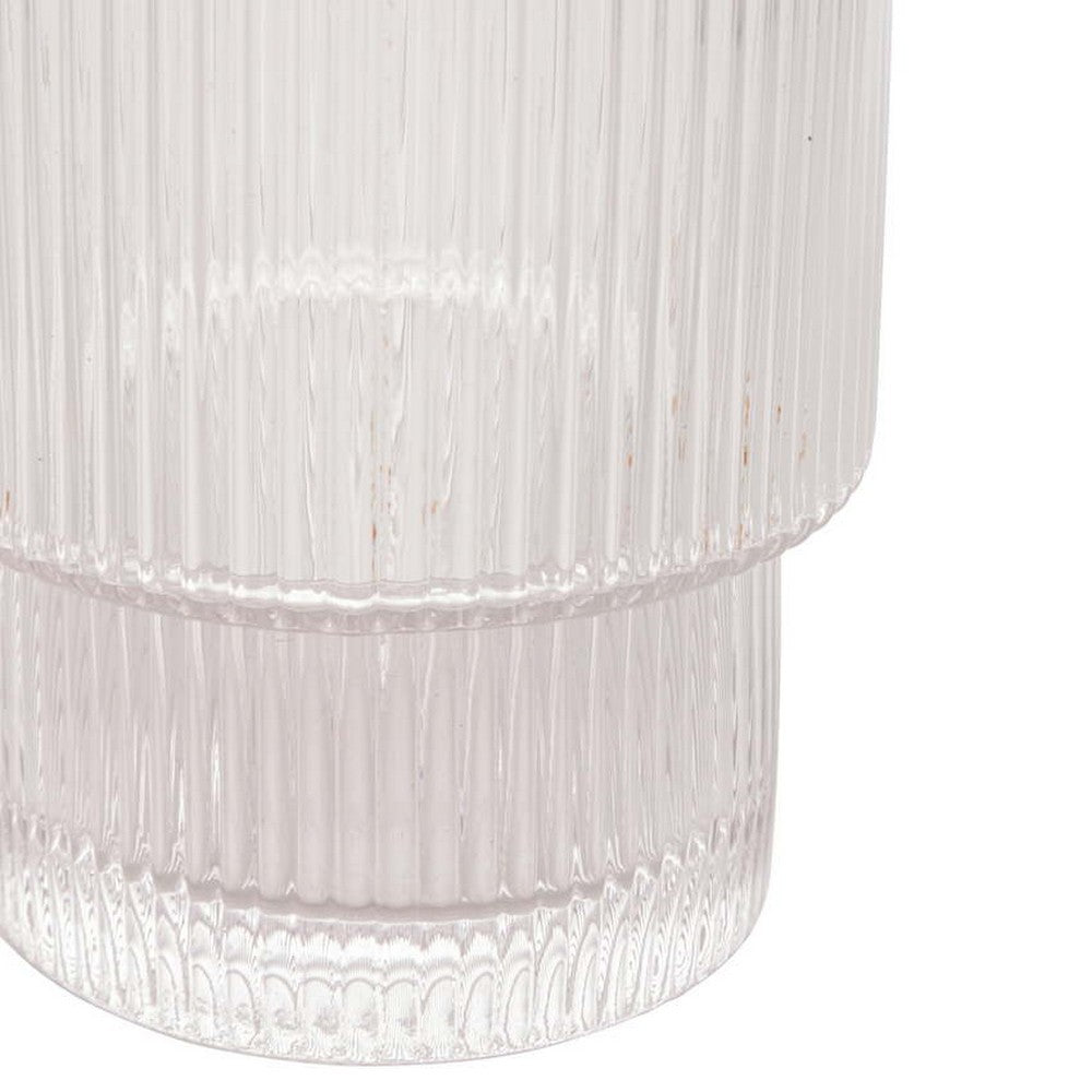 CJ 2 COPOS ALTOS DE CRISTAL C/FIO DE OURO LINES 400ml